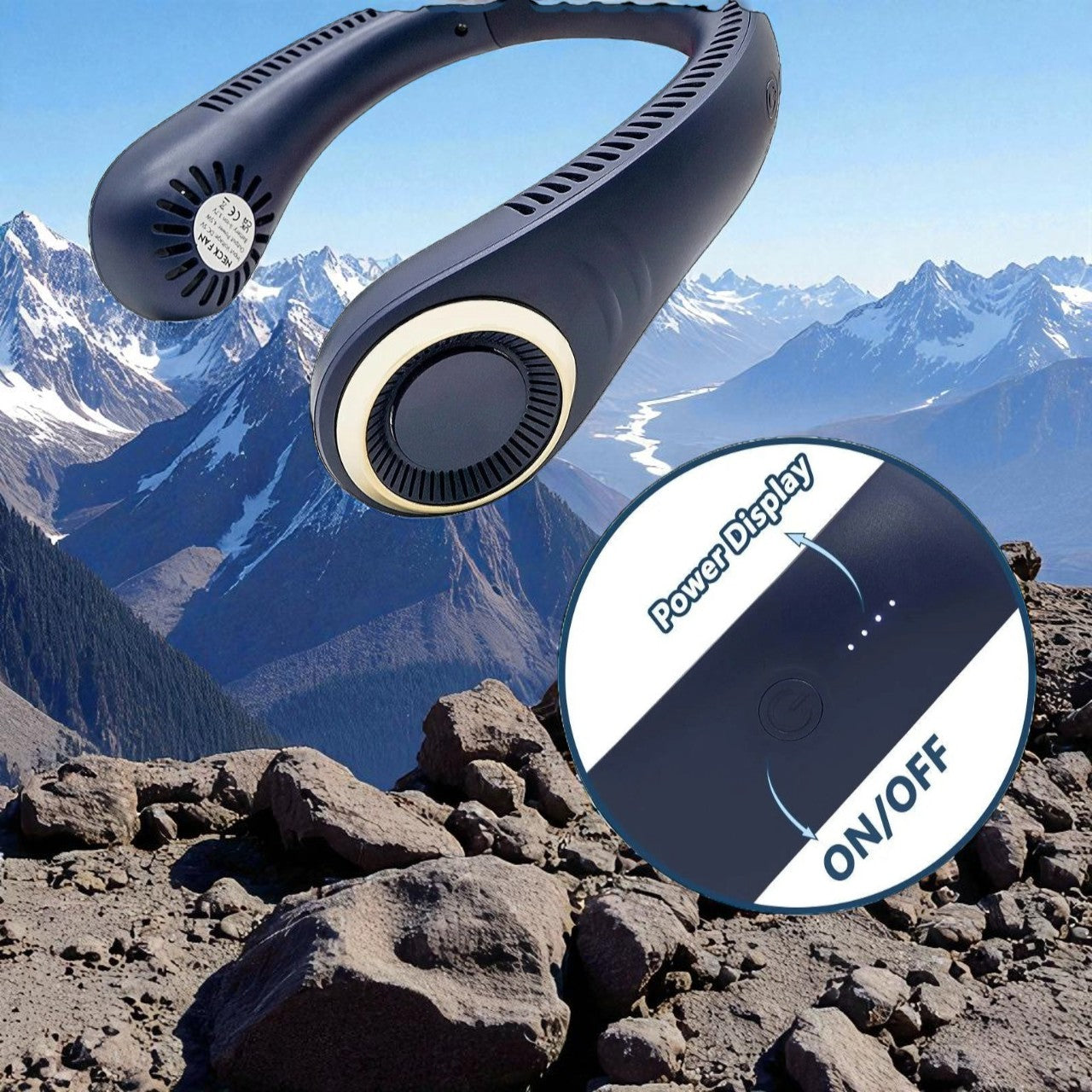 Turbine Neck Fan - Ideal for the Outdoors in Summer
