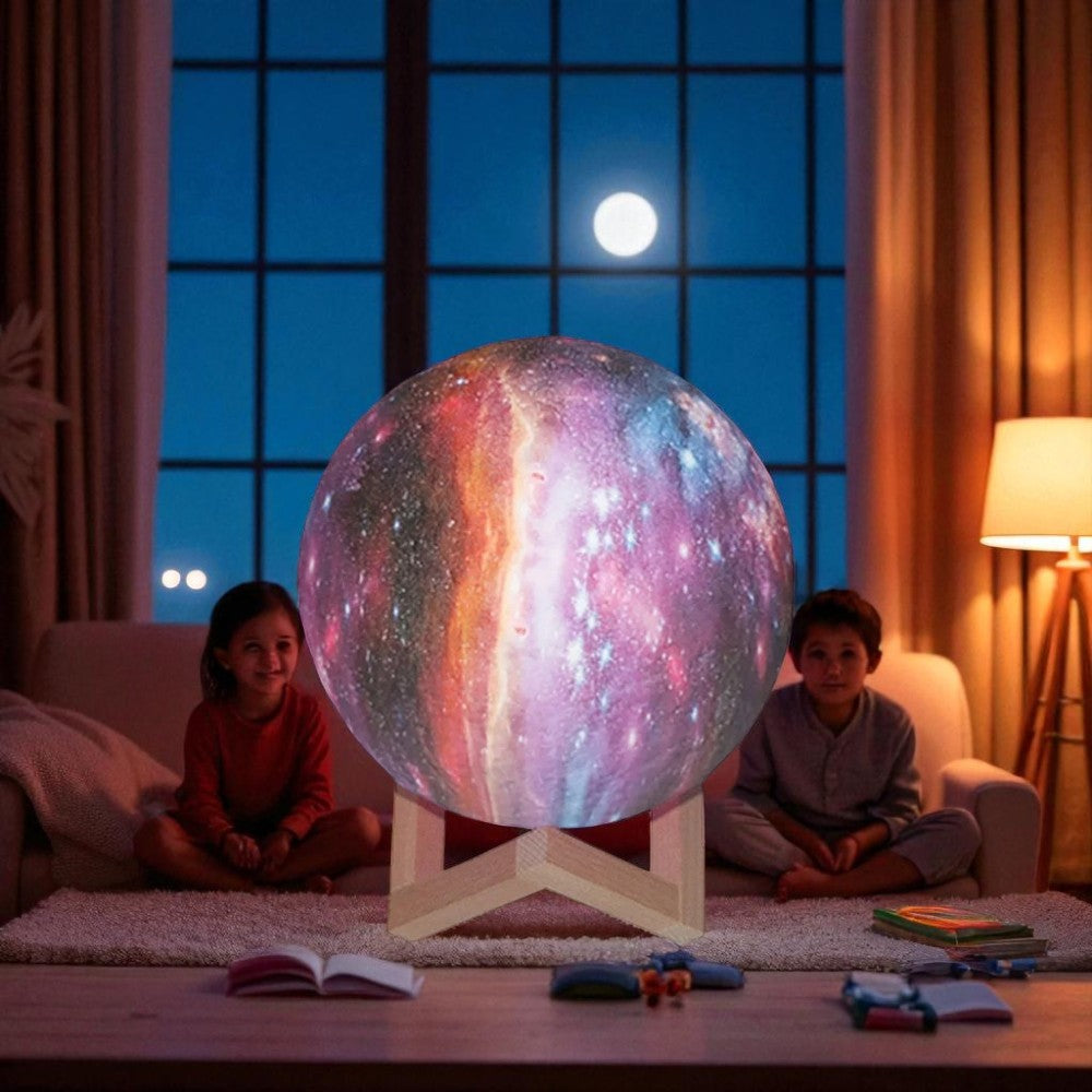 Moon Lamp Galaxy Lamp Upgraded Timing 7.1 Inch 16 Colors 3D Moonlight Galaxy Light,Moon Night Light for Adults,Kids Lamp Moon Gifts for Women Girls Boys Bedroom