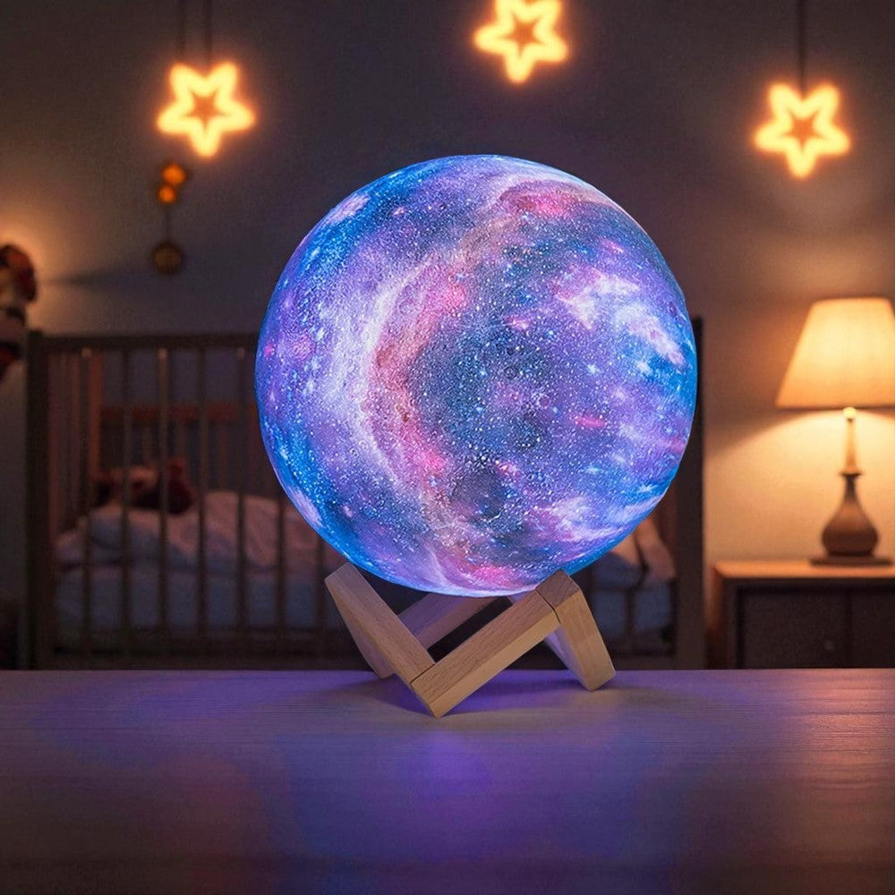 Moon Lamp Galaxy Lamp Upgraded Timing 7.1 Inch 16 Colors 3D Moonlight Galaxy Light,Moon Night Light for Adults,Kids Lamp Moon Gifts for Women Girls Boys Bedroom