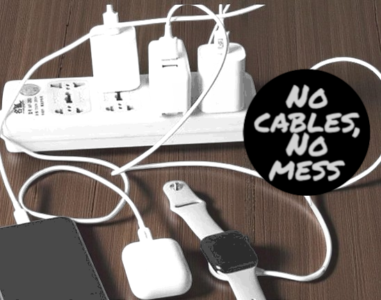 Qi2 Magnetic Charger for iPhone, Apple Watch & AirPods